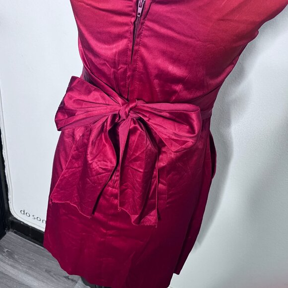 NWT Lette Red Cocktail Midi Dress Size S - Picture 5 of 15